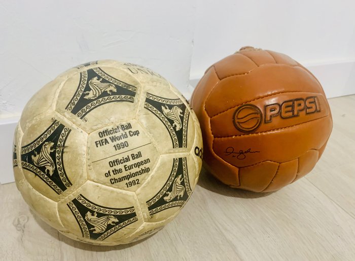 Adidas Etrusco 1990/1992 y balon de cuero pepsi - football - Football