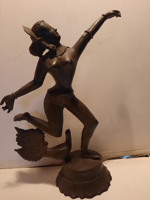 Estatua, Dakini - 40 cm - Bronce (patinado)