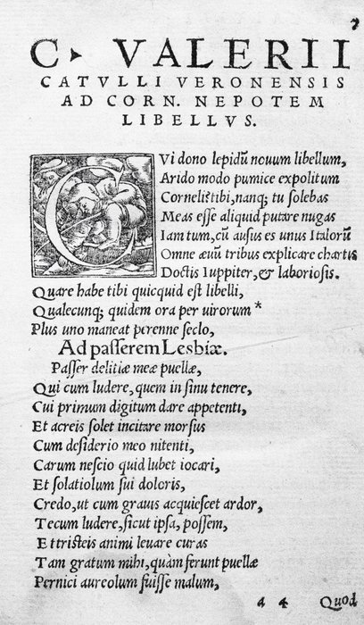Catullo, Tibullo, Properzio - Catullus. Tibullus. Propertius - 1531