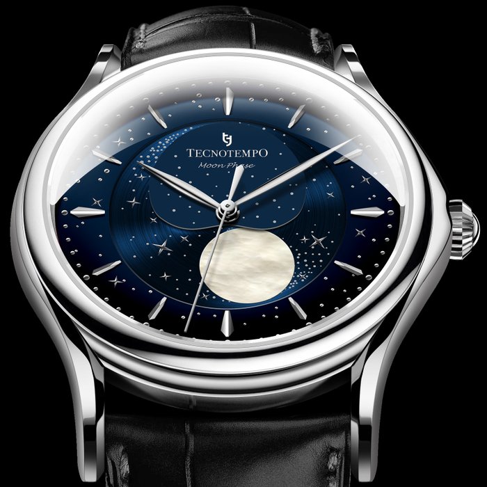 Tecnotempo® - Automatic "Moon Phase" Special Edition - - TT.50MP.BL (blue dial) - 沒有保留價 - 男士 - 2011至今