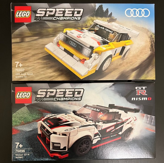 Lego - Speed Champions - 76896, 76897 - Nissan GT-R NISMO, Audi Sport Quattro S1