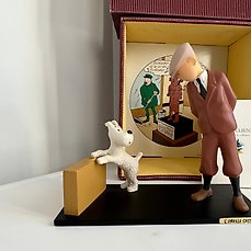 Tintin – Statuette Leblon-Delienne 58 + 580 – Tintin + Milou – Le sceptre d’Ottokar  – Eerste druk – (1994/1995)