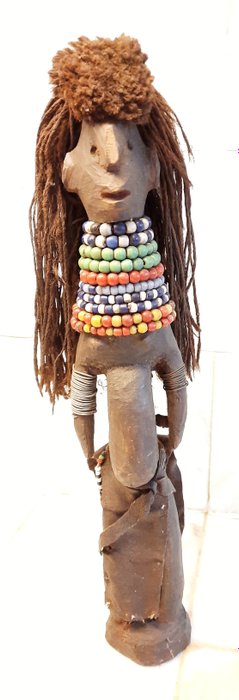 Boneca de fertilidade Ikoku ou Ngide da tribo Turkana - (Quênia)  (Sem preço de reserva)