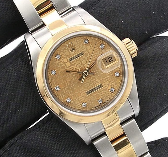 Rolex - Datejust Lady - Champagne Millennary Diamonds Dial - ref. 69163 - Mujer - 1990-1999