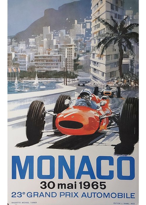 Michael Turner - Gran Premio di Monaco, Formula 1 (1965 - 1980er Jahre