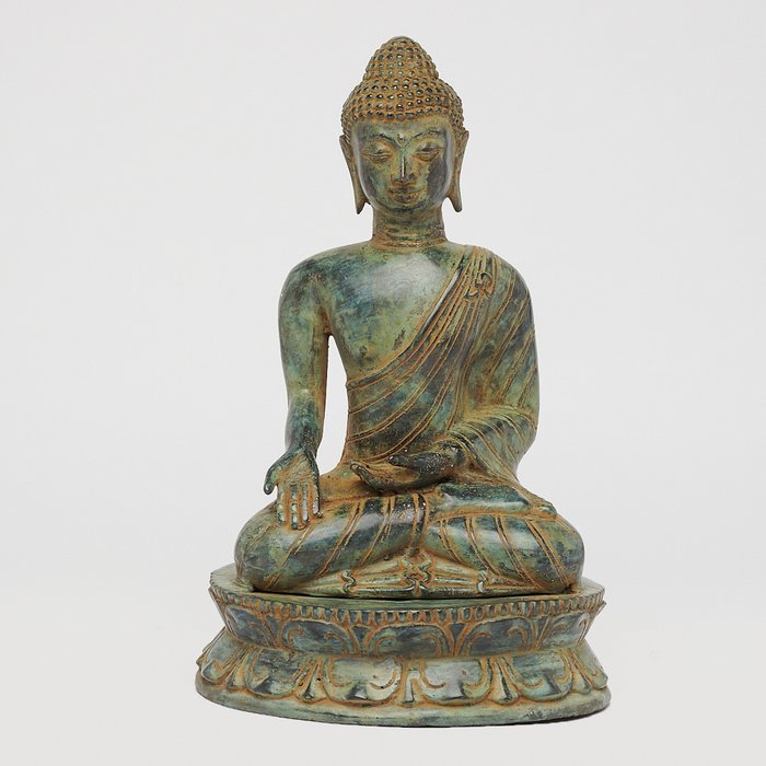 塑像, No Reserve Price - Bronze Patinated Varada Statue - 26 cm - 黄铜色