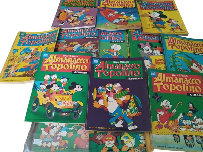 Almanacchi Topolino - Albix20 numeri delle annate 1964-1965-1966 - Brossura - Prima edizione - (1964/1966)