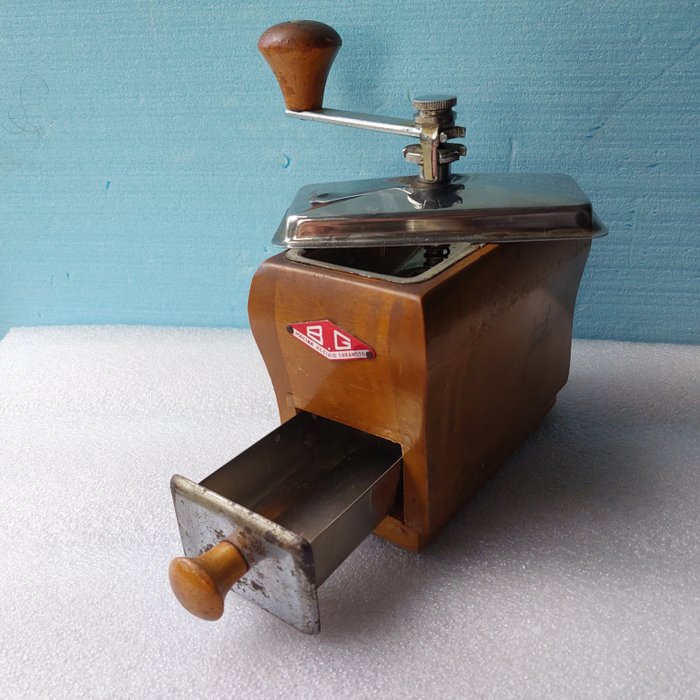 Beka, B.G. macchina acciaio garantito W.H. Gispen - Coffee grinder (1) - Wood, Steel metal
