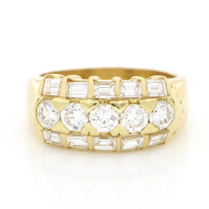 '' No Reserve Price '' 18 carati Oro giallo - Anello - 1.80 ct Diamante