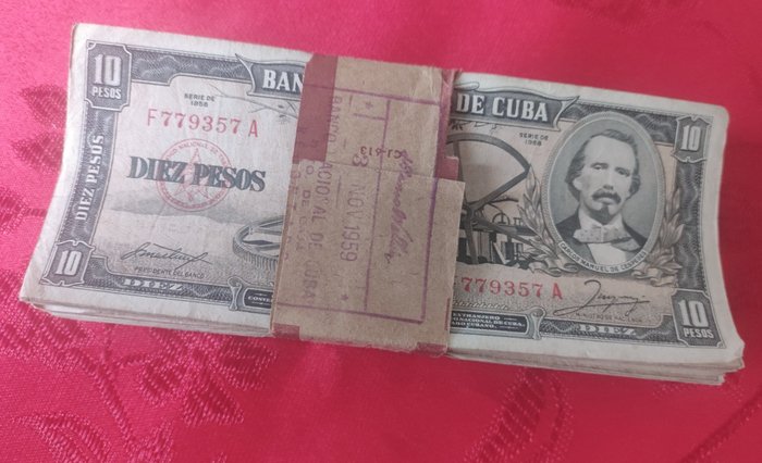 Cuba - 100 x 10 Pesos - Various dates