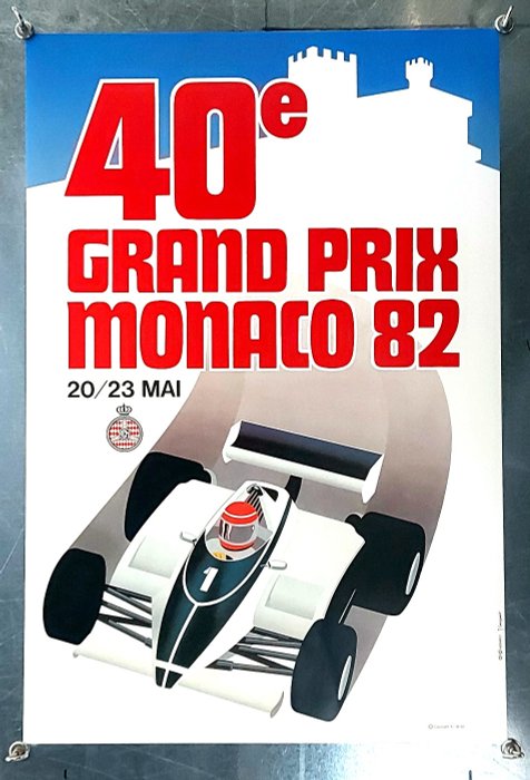 J. GROGNET - 40e Grand Prix Monaco F1 - Nelson Piquet - Brabham BT50