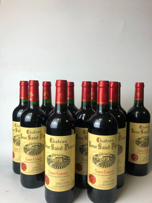 2007 Château Tour Saint Pierre - 圣埃米利永 - 12 Bottles (0.75L)