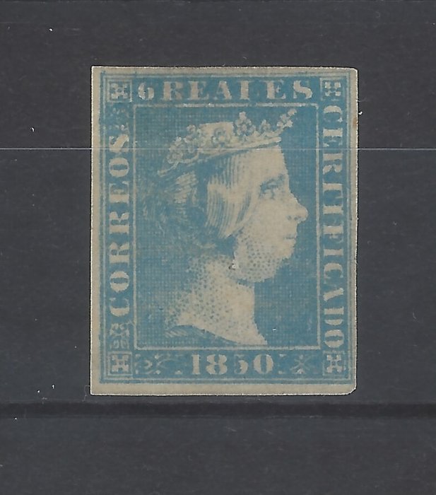 Espagne 1850 - 6 Réels Elizabeth II - Edifil nº 4