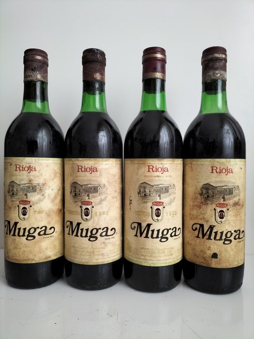 1982 Bodegas Muga, 50 Aniversario (1932-1982) - Rioja - 4 Bottiglie (0,75 L)