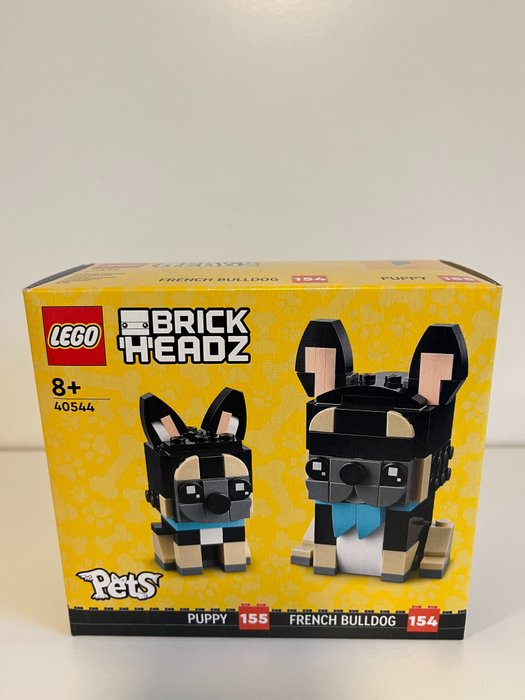 LEGO - BRICKHEADZ - 40543 & 40544 - St. Bernard & French Bulldog (M.I.S.B.)  (Retired Sets) - Catawiki