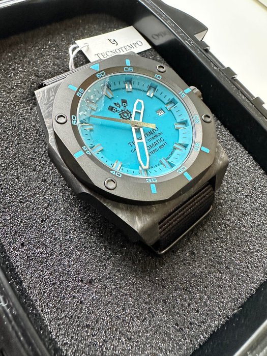 Tecnotempo - Carbon Titanium “Competition” Blue Dial - Limited edition - Heren - 2011-heden