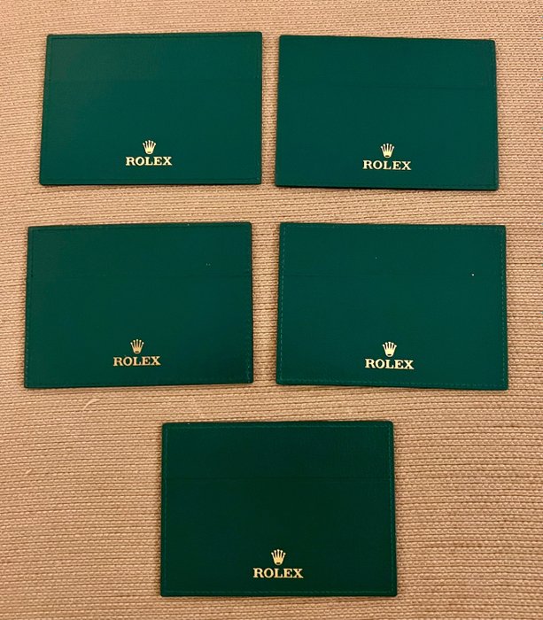 Rolex - 5 card holders - NEW