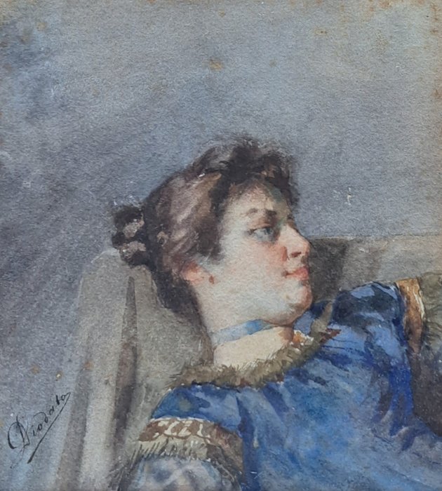 Massimo Diodato (1846-1924) - Figura femminile