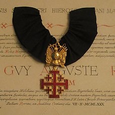 Italië – Medaille – Commandeur + diplôme de Saint Grégoire le Grand (Vatican)
