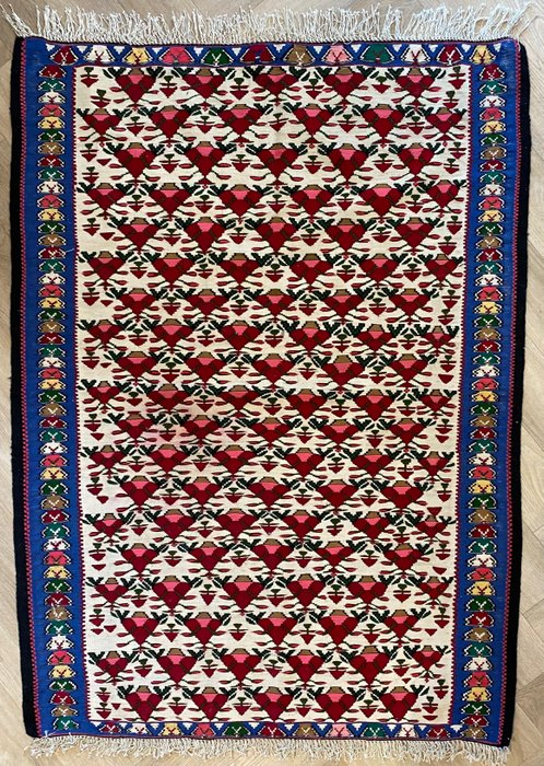 Senneh - 凯利姆平织地毯 - 142 cm - 105 cm