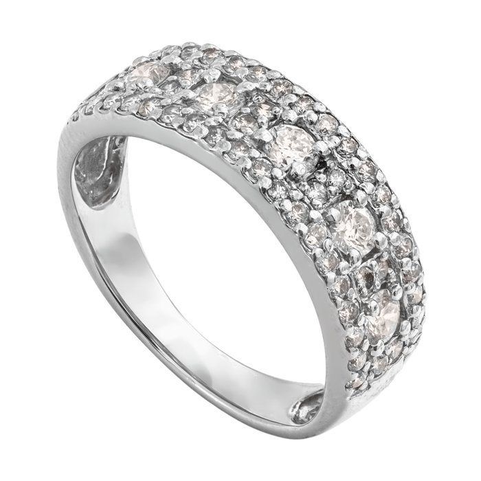 1.00 tcw Diamond Ring No reserve Platino - Anello - 1.00 ct Diamante