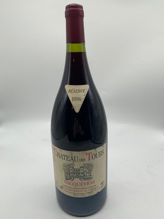 1996 E. Reynaud, Château des Tours, Vacqueyras - 罗纳河 - 1 马格南瓶 (1.5L)
