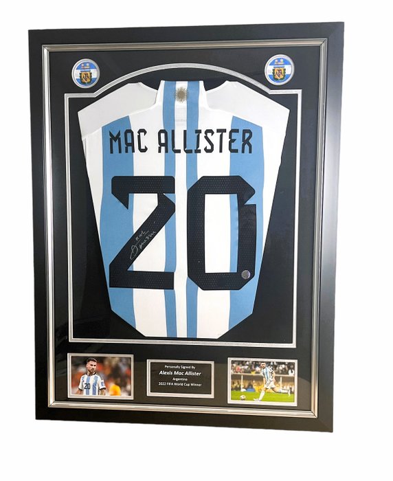 Argentina - Mistrzostwa Świata w piłce nożnej - Alexis Mac Allister - Koszulka piłkarska