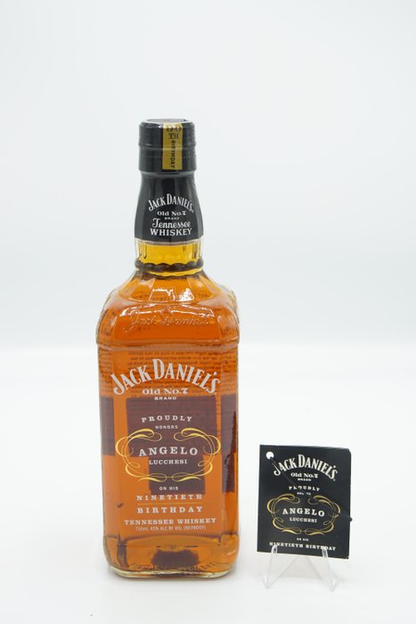 Jack Daniel's - Angelo Lucchesi - 90th Birthday - with tag - Japan  - 750毫升