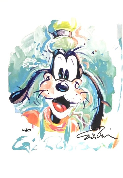 Hand-signed and numbered print - 'Goofy' by Eric Robison - 1 签名版 - 2023