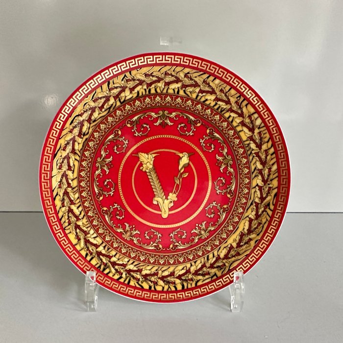 Rosenthal - Versace - 碟 - Brotteller - 17 cm Virtus Holiday Weihnachten 2021 - 瓷器