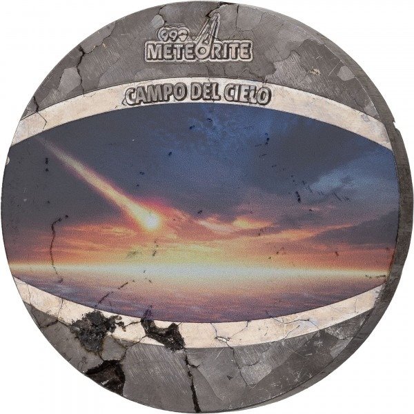 纽埃. 1 Dollar 2020 Meteorite Campo Cielo - Iron Coin, 1 Oz (.999)