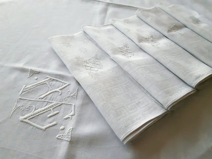  (6) 法式桌布及配套餐巾、精美桌布 - 台布 - 170 cm - 170 cm