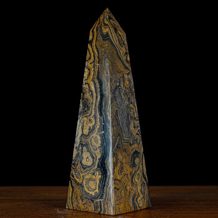 ** NOVO ** Algas fossilizadas muito raras Obelisco- 1357.82 g