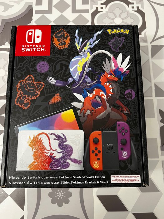 Nintendo Switch OLED Pokemon Scarlet & Violet Edition - Video game console - In original box
