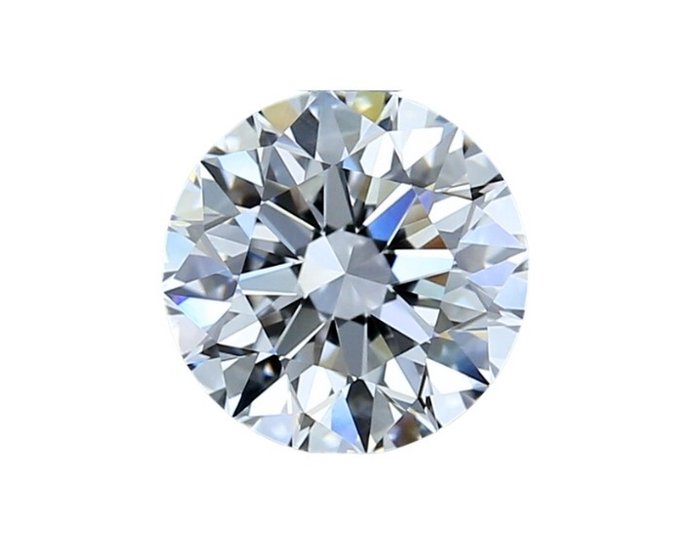 1 pcs Diamante - 0.54 ct - Rotondo - D (incolore) - VVS1