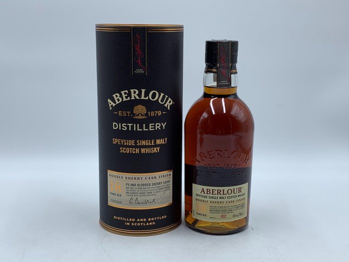 Aberlour 18 years old - Double Sherry Cask Finish Batch No. 002 - Original bottling  - 70cl