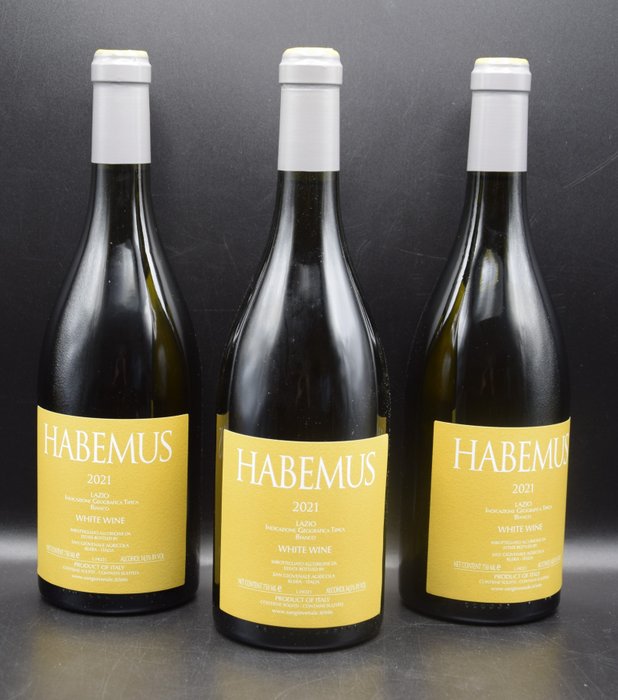 2021 Habemus, Etichetta Oro - Lazio IGT - 3 Flaschen (0,75 l)
