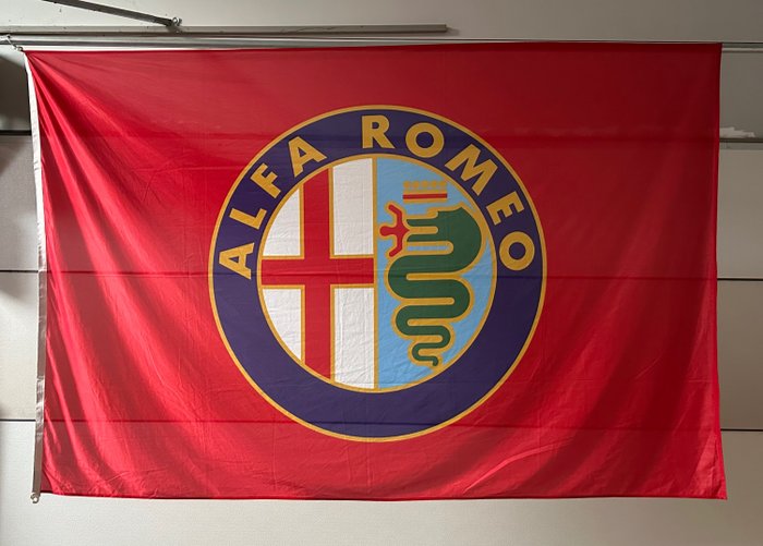 Händlerflagge - Alfa Romeo