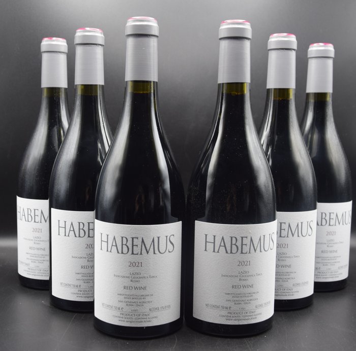 2021 Habemus, Etichetta Bianca - Lazio IGT - 6 Flaskor (0,75L)