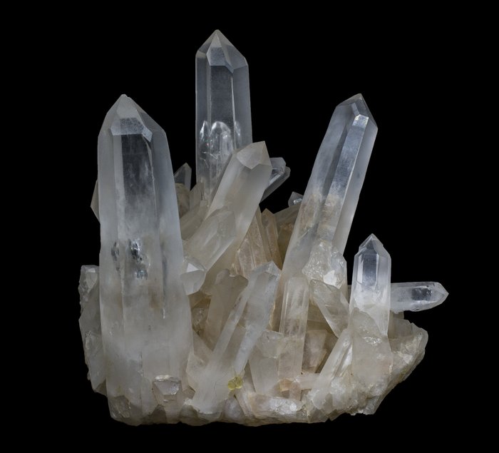 Quarzo Cluster di cristallo - Altezza: 10 cm - Larghezza: 11 cm- 795 g