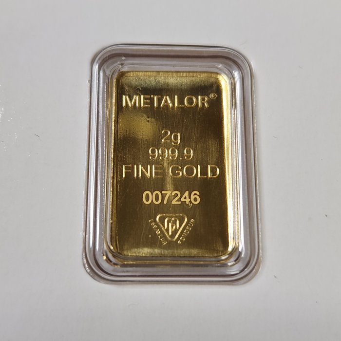 4 grammaa - Kulta .999 - Metalor - Mukana sertifikaatti