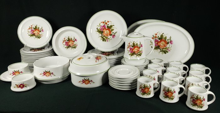Suisse Langenthal Floral - Dinner set (51) - Porcelain