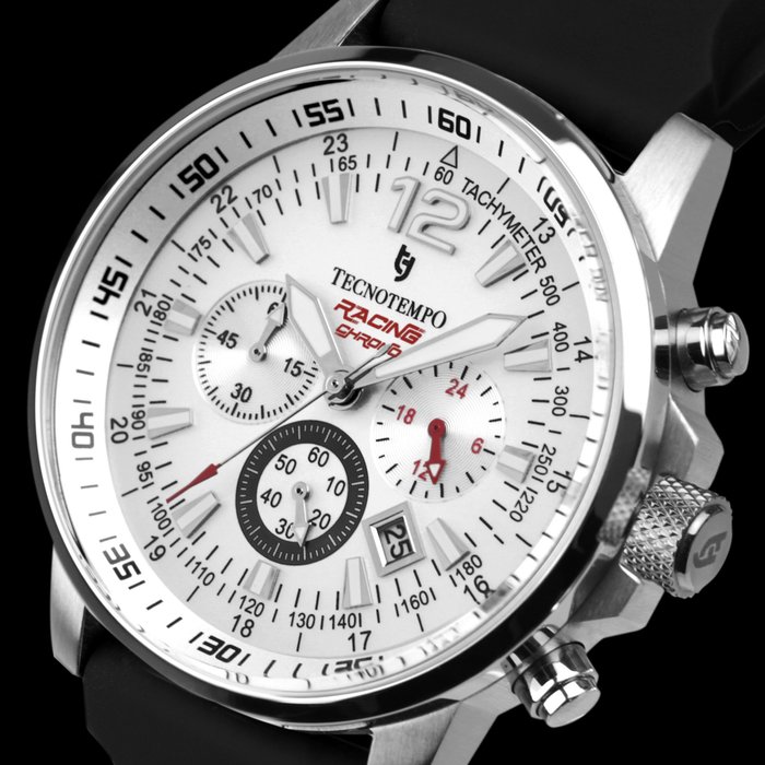 Tecnotempo® Chronograph 100M WR - "Racing Chrono" Limited Edition - - Ohne Mindestpreis - TT.100G.RCW - Herren - 2011-heute