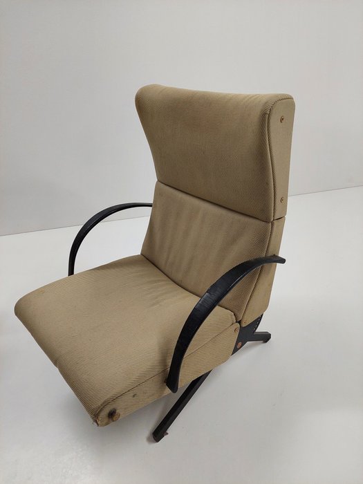 Tecno - Osvaldo Borsani - 扶手椅子 (1) - P40 - 纺织品, 钢, 橡皮