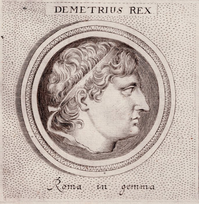 Joachim I Von Sandrart (1606-1688) - Demetrius, Demostenes and other Greek Roman figures