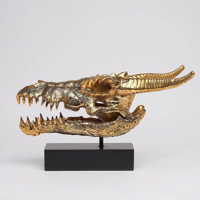 雕刻, Bronze statue of a Dragon - 25 cm - 青銅色