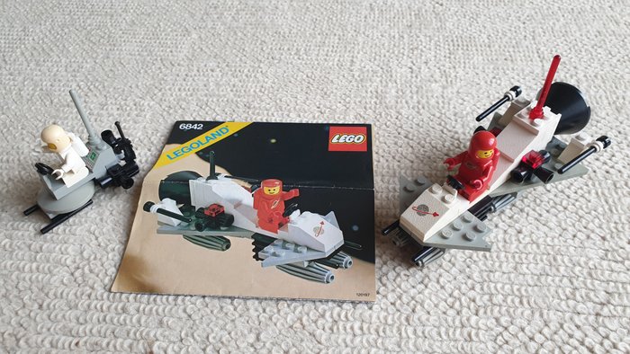 LEGO - Space - 6801 6842 - Lot Lego espace vintage - 1980-1990