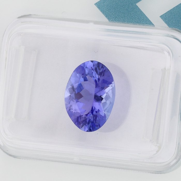 1 pcs (Certificat IGI) - [Bluish Violet] Tanzanite - 2.45 ct
