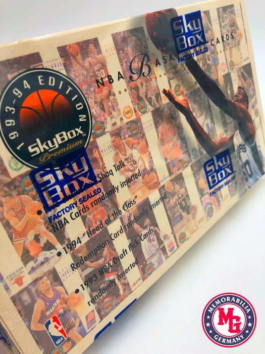 1993/94 - Skybox Premium - NBA Basketball Trading Cards Hobby Box - 1 Sealed box