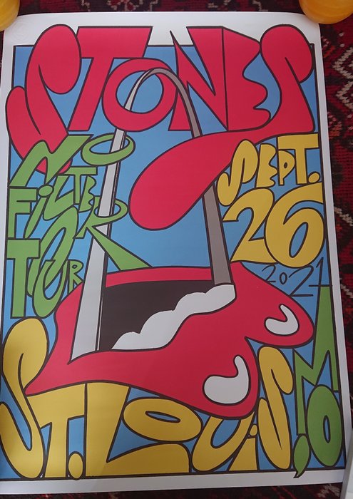 Anonymous - Cartel Rolling Stones concierto San Louis gira No Filter - Années 2000